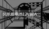 风帆蓄电池12V80A风骏普拉多陆巡赛影95D31L免维护汽车电瓶
